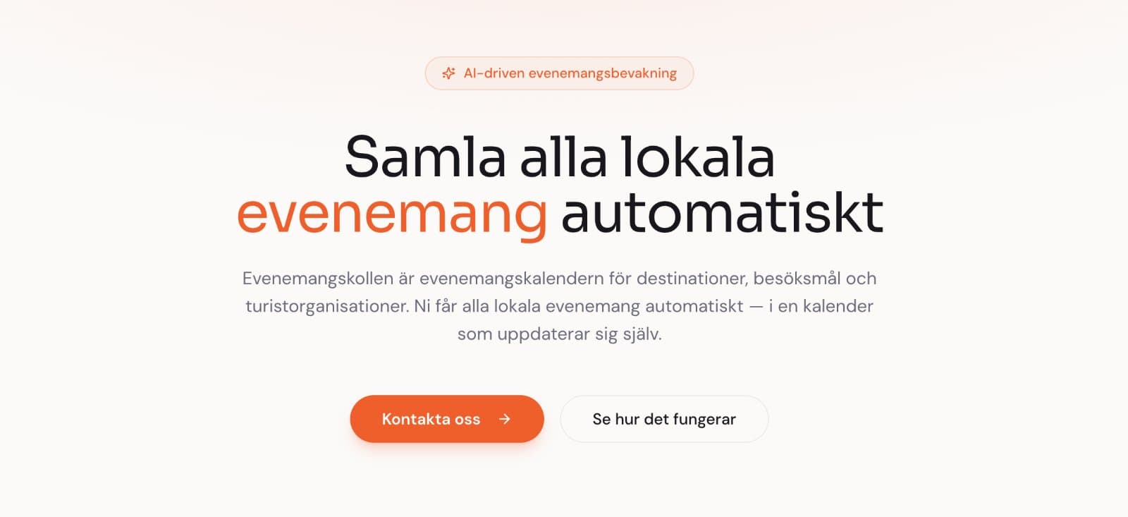 Evenemangskalendern