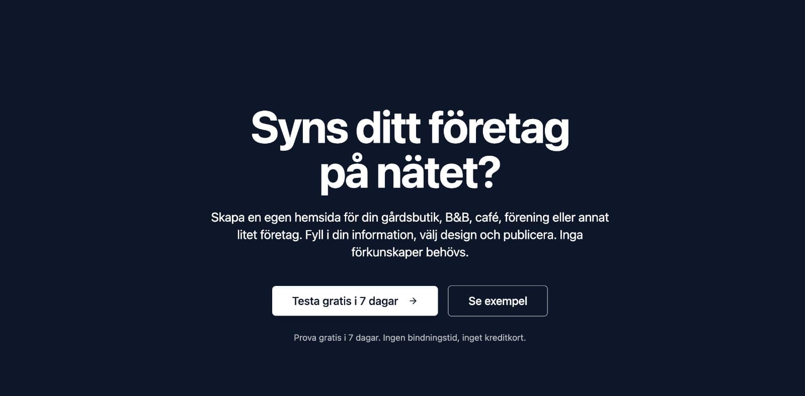Lumysite - AI anpassad hemsida
